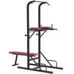 Krachtstation Reeves - zwart, Sport en Fitness, Fitnessmaterialen, Verzenden, Nieuw