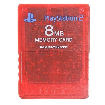 Sony Playstation 2 - 8MB Memory Card - Rood, Verzenden, Zo goed als nieuw