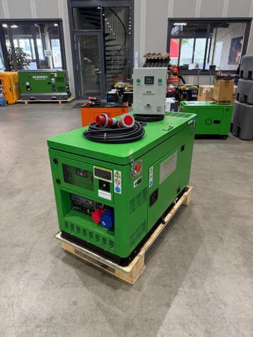 Energy 13,2 kVA 32A Generator aggregaat T12000FULL Actie, Nieuw, 10 tot 30 kVA, Dieselolie, Geluidgedempt