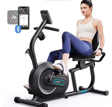 Comfortabele Ligfiets Hometrainer – Verstelbare Rugleuning, Sport en Fitness, Verzenden, Nieuw
