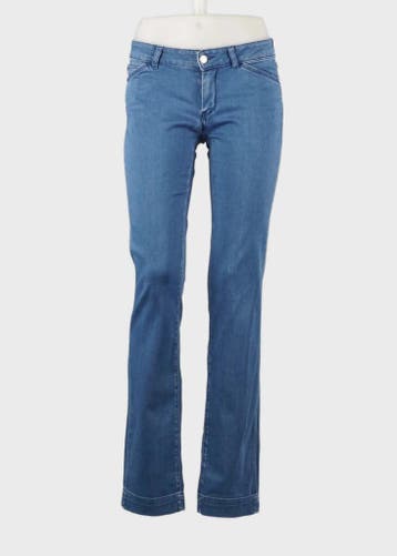 Calvin Klein Jeans Dames maat W30 / L33 Blauw Vintage, Blauw, Ophalen of Verzenden, Zo goed als nieuw, W30 - W32 (confectie 38/40)