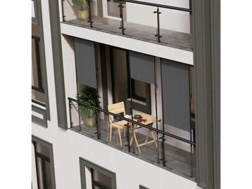 Juskys Barbados - Verticale Zonnescherm - Uitschuifbaar, Tuin en Terras, Verzenden, Nieuw