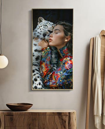 MOIRA GELAKT CANVAS MET FRAME -A- CM 52X4X102 - 032600000A, Ophalen of Verzenden, Nieuw