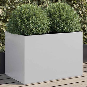vidaXL Plantenbak 62x40x39 cm gegalvaniseerd staal, Verzenden, Nieuw, Metaal