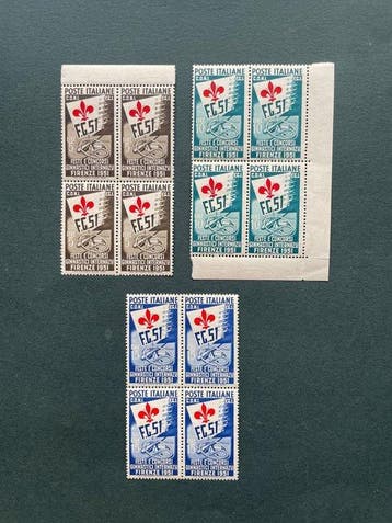 Italiaanse Republiek 1951 - Internationale turnwedstrijden -, Gestempeld