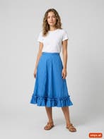 BOAS Maxirokken Dames maat WW25 / LMaxi Blauw Vintage, Kleding | Dames, Rokken, Ophalen of Verzenden, Nieuw