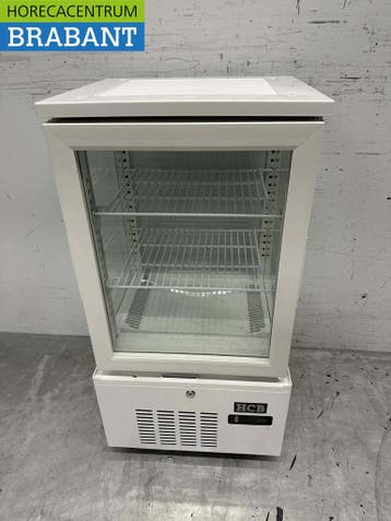HCB Koelvitrine Gebaksvitrine Wit 56 liter 230V Horeca, Ophalen of Verzenden, Nieuw in verpakking