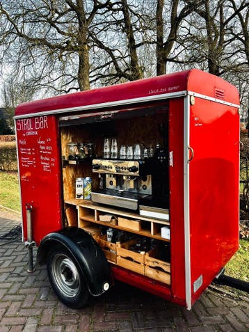 Barista op lokatie/ Mobiele koffietrailer