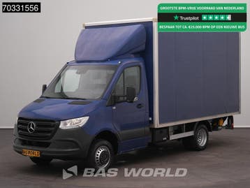 Zakelijke Lease |  Mercedes-Benz Sprinter 515 CDI Dubbelluch, Stof, Gebruikt, Euro 6, Blauw