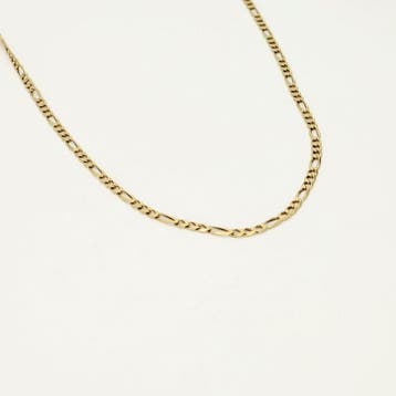 Halsketting - 14 karaat Geel goud, Sieraden, Tassen en Uiterlijk, Kettingen, Nieuw