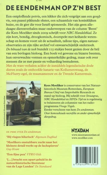 De bilnaad van de teek 9789046813843 Kees Moeliker, Verzenden, Zo goed als nieuw, Kees Moeliker