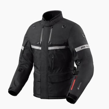 REVIT! Poseidon 3 GTX Jas Zwart, Nieuw met kaartje, REV'IT!, Jas | leer, Heren