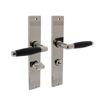 Deurbeslag | Deurklink met wc-sluitingschild | Intersteel |, Verzenden, Nieuw