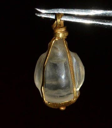 Oud-Romeins Goud Een fijne, hoogkaraat gouden hanger met, Sieraden, Tassen en Uiterlijk