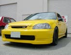 PU Design Voorlip CTR Style Honda Civic 1996-1998, Honda, Voor, Nieuw, Ophalen of Verzenden