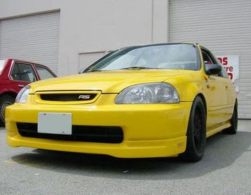 PU Design Voorlip CTR Style Honda Civic 1996-1998, Auto-onderdelen, Carrosserie en Plaatwerk, Honda, Voor, Nieuw, Ophalen of Verzenden