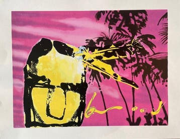 Herman Brood (1946-2001) - Pink Palm Indian, Antiek en Kunst