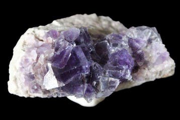 Fluoriet met groeispook - Spanje - Berbès - Hoogte: 7.6 cm -, Verzamelen, Mineralen en Fossielen