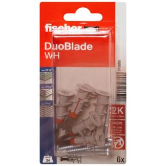 Gipsplaatplug met winkelhaak | Fischer DuoBlade | 6 stuks, Verzenden, Nieuw