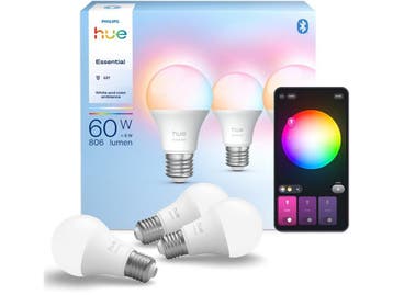 Philips Hue Essential - E27 slimme lamp - 806 lumen - 3-pack, Verzenden, Nieuw