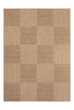 Buitenkleed | Timber | Blokken | Beige | 80x150 cm, Huis en Inrichting, Verzenden, Nieuw