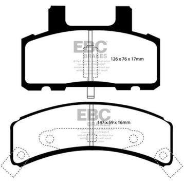 EBC 97-99 Cadillac Deville 4.6 (Rear Drums) Yellowstuff, Ophalen of Verzenden, Nieuw