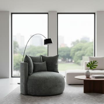 Loveseat Roxy | Antraciet, Ophalen of Verzenden, Nieuw