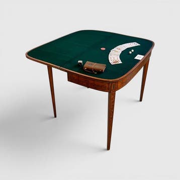 Speeltafel - Mahonie - Georgische stijl 1815-1825, Antiek en Kunst