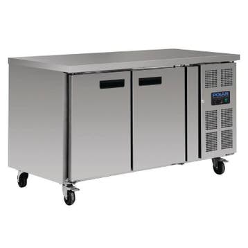 Polar Gekoelde werkbank RVS | 86 x 136 x 60 cm, Verzenden, Nieuw in verpakking