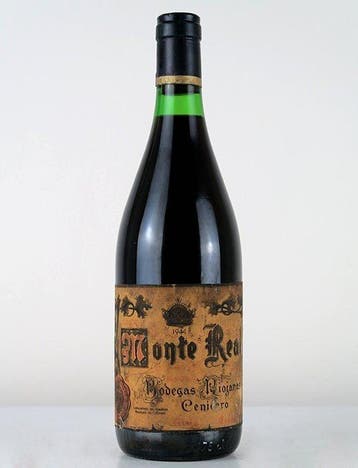 1944 Bodegas Riojanas Cenicero, Monte Real - Rioja - 1 Fles, Nieuw