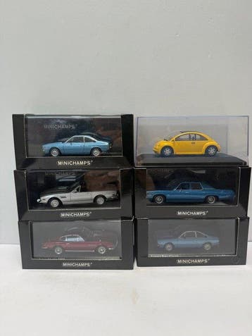 Minichamps 1:43 - Modelauto (6) - Konvolut von 6 schönen, Nieuw