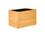 Plantenbak Gold oak 60 x 40 x 40 cm, Tuin en Terras, Bloembakken en Plantenbakken, Verzenden, Nieuw