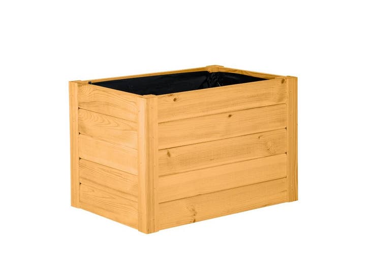 Plantenbak Gold oak 60 x 40 x 40 cm, Tuin en Terras, Bloembakken en Plantenbakken, Verzenden