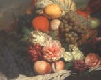 Hendrik Reekers (1815-1854), ‘Bloem- en fruitstilleven, Antiek en Kunst, Kunst | Schilderijen | Klassiek