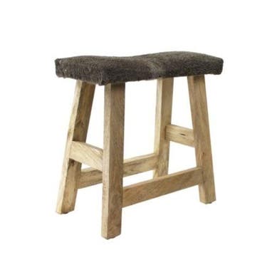 bankje koe grijs 46cm, Verzenden, Nieuw