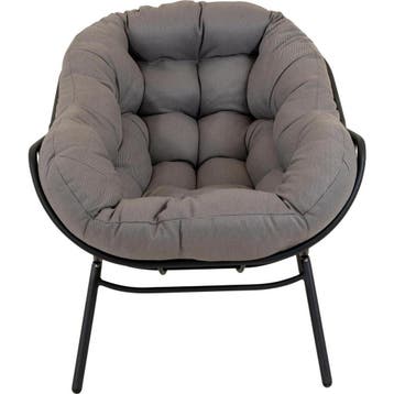 Cozy relax stoel - grijs, Ophalen of Verzenden, Nieuw, Grijs