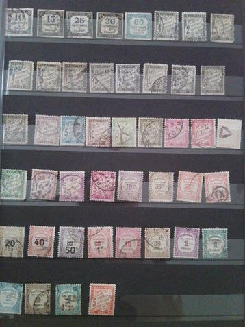Frankrijk 1861/1941 - Lot fiscale postzegels Frankrijk jaren, Postzegels en Munten, Gestempeld