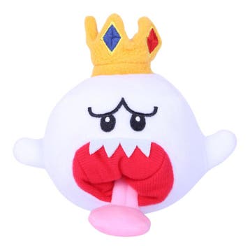 Nintendo Super Mario Knuffel - King Boo - 14 cm, Verzenden, Zo goed als nieuw