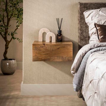Nachtkastje Kim met 1 lade, Verzenden, Nieuw, Minder dan 45 cm, 55 tot 70 cm