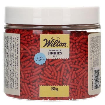 Wilton Bakvaste Jimmies Rood 150g, Verzenden, Nieuw