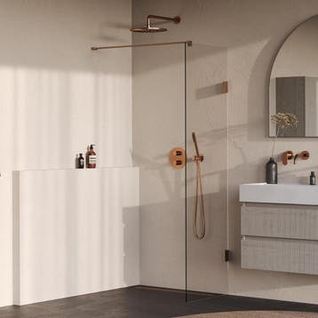 Brauer Void - Inloopdouche - Helder Glas - 60 x 200 cm -, Ophalen of Verzenden, Nieuw, Rvs