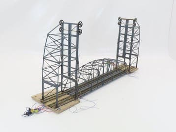 Zelfbouw H0 - Modeltreinlandschap (1) - Hefbrug met, Nieuw