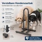 Trixie H-Standaard Verstelbare Voer- en Drinkbak – 2 x 2,8L, Dieren en Toebehoren, Ophalen of Verzenden, Hond