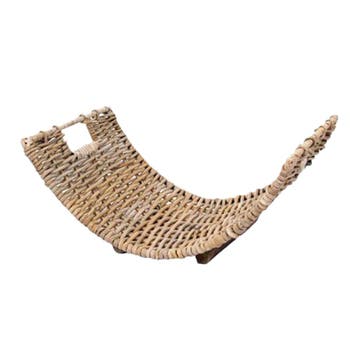 Haardmand Rotan grijs, Ophalen of Verzenden, Nieuw