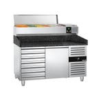 GGM Gastro | Pizza koelwerkbank PREMIUM - 1500x800mm - 1 |, Verzenden, Nieuw in verpakking