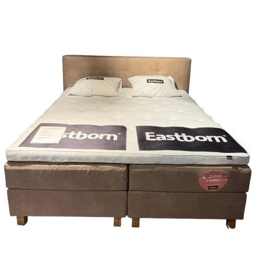 Eastborn Stud boxspring | Topper: Graphin | Outlet -30%, Huis en Inrichting, Slaapkamer | Boxsprings, Nieuw, Ophalen