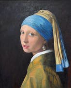 Johannes Vermeer (1632–1675), After - La Jeune Fille à la