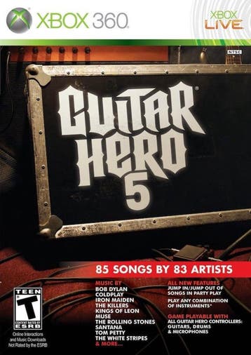 Guitar Hero 5 (Xbox 360 Games), Spelcomputers en Games, Games | Xbox 360, Ophalen of Verzenden, Zo goed als nieuw