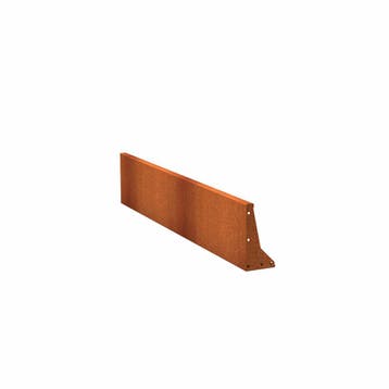 Cortenstaal keerwand 200x5x40cm, Nieuw, Minder dan 25 cm, Border