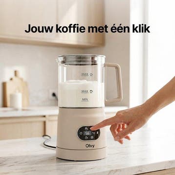 Melkopschuimer Glas - Elektrische Melkopschuimer 500W - 4-in, Verzenden, Zo goed als nieuw